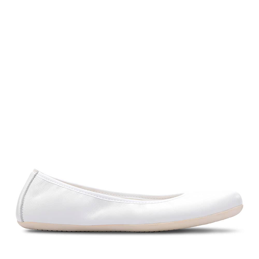 Groundies Bella Women's Ballerina White Australia TDUBEK301